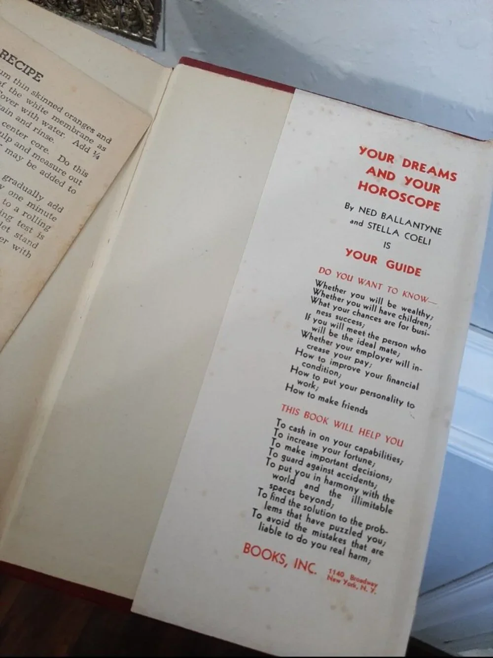 Vintage 1945 the Modern Cook Book mcm cover homemaker kitchen recipes